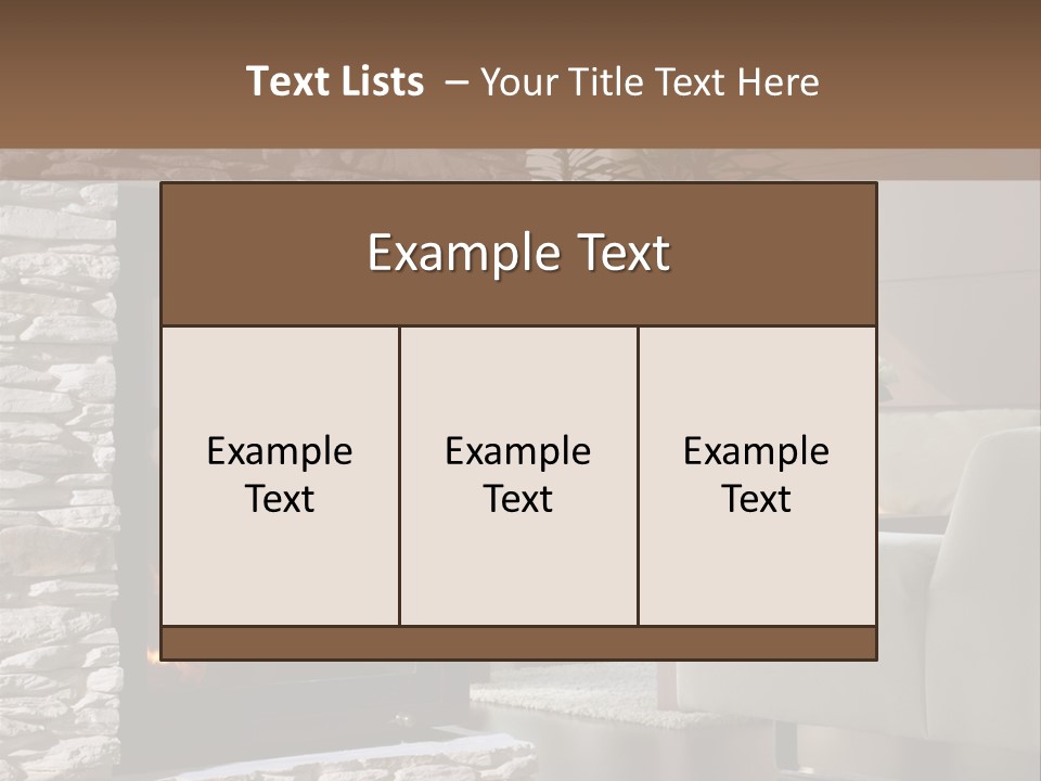 Climate White Equipment PowerPoint Template