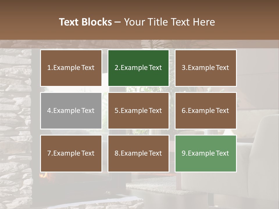 Climate White Equipment PowerPoint Template
