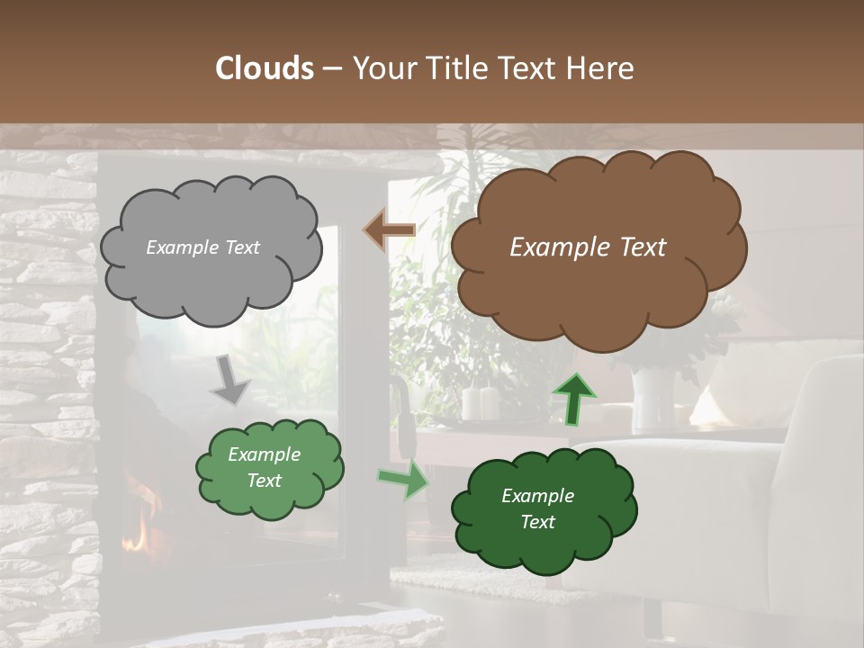 Climate White Equipment PowerPoint Template