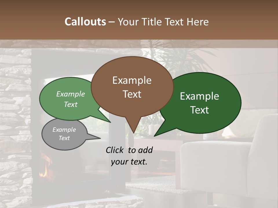 Climate White Equipment PowerPoint Template