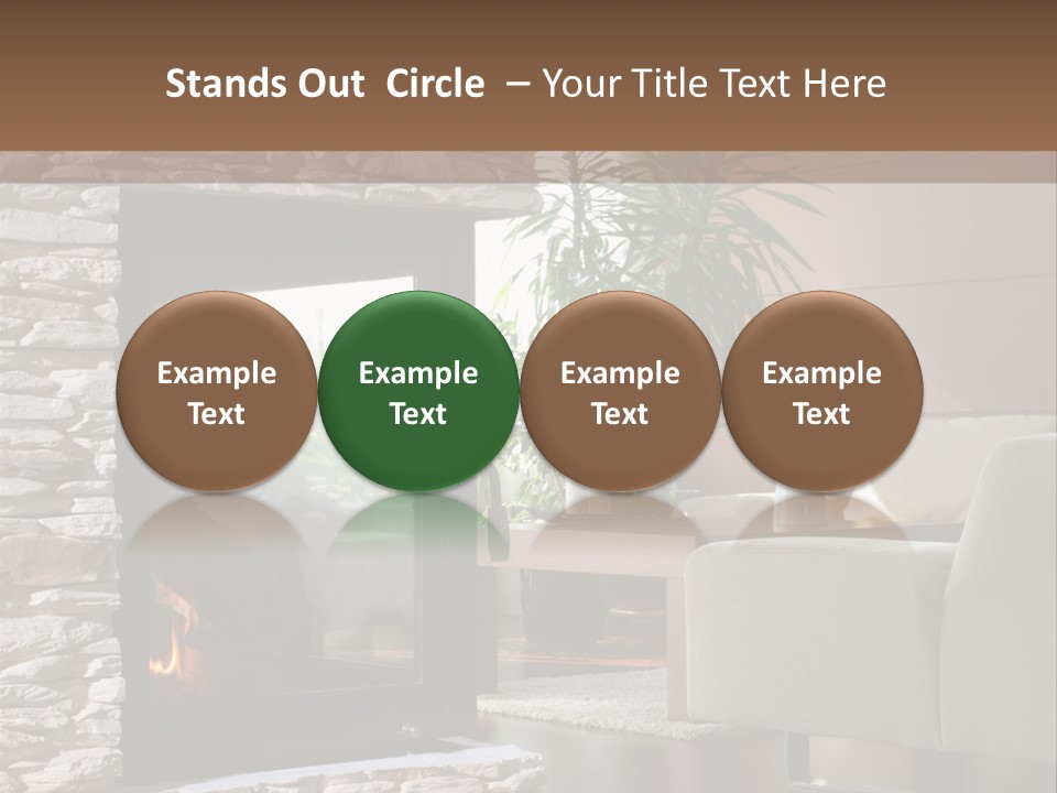 Climate White Equipment PowerPoint Template