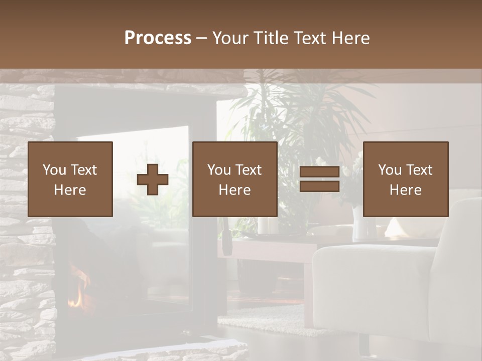 Climate White Equipment PowerPoint Template