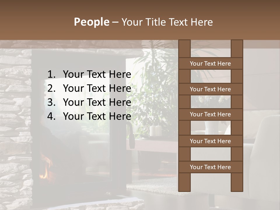 Climate White Equipment PowerPoint Template