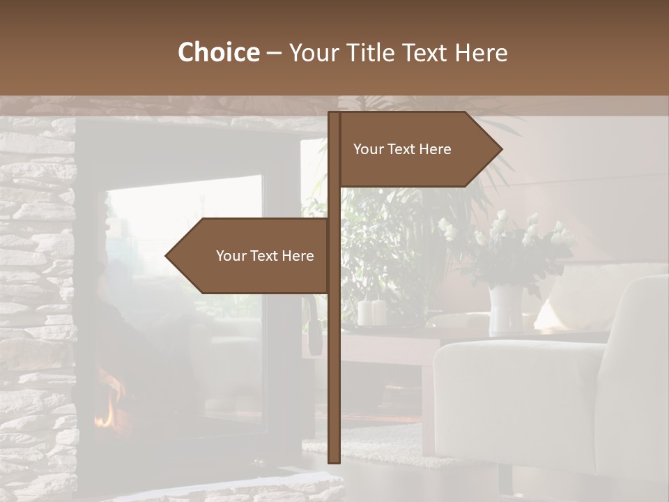 Climate White Equipment PowerPoint Template