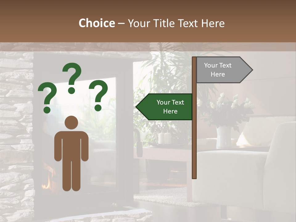 Climate White Equipment PowerPoint Template