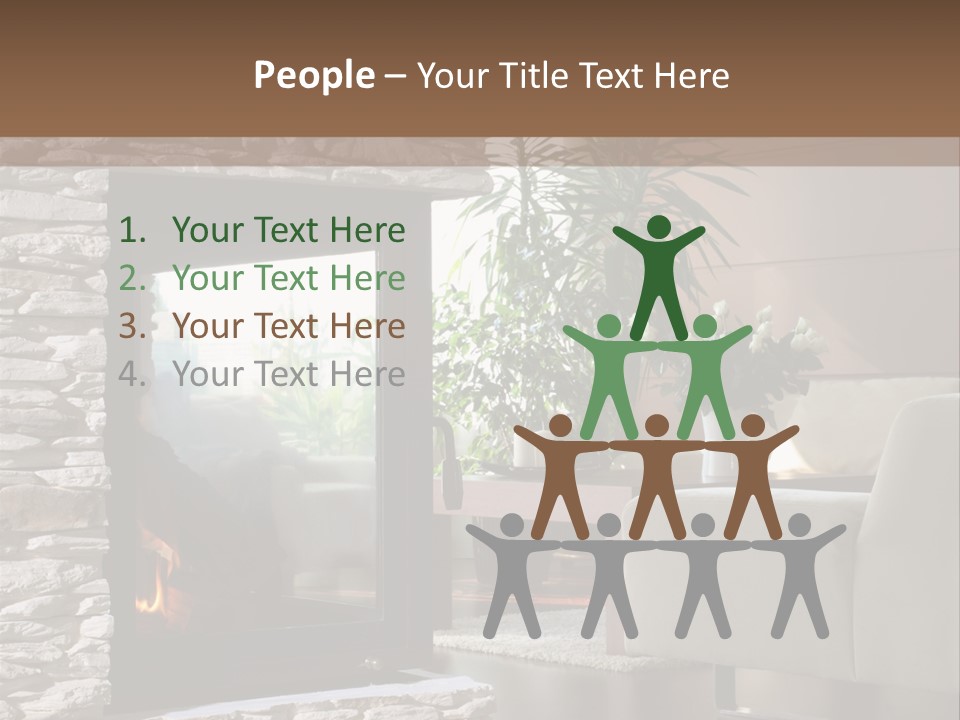 Climate White Equipment PowerPoint Template