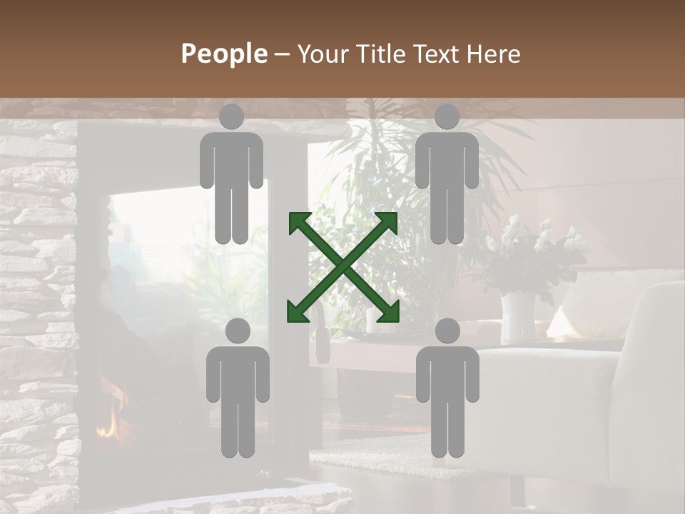 Climate White Equipment PowerPoint Template