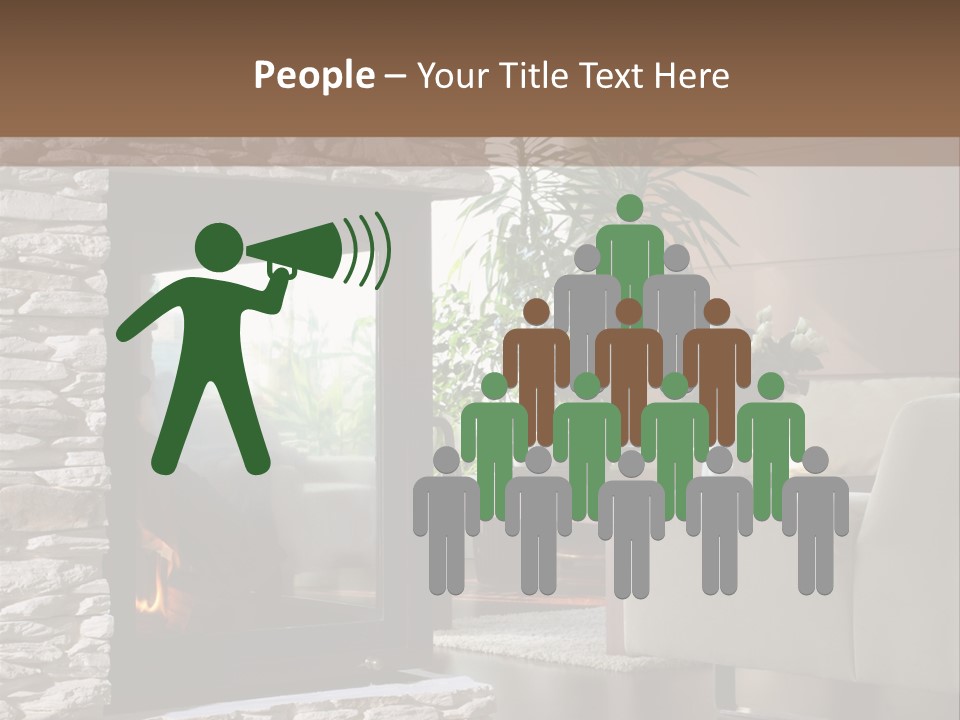 Climate White Equipment PowerPoint Template