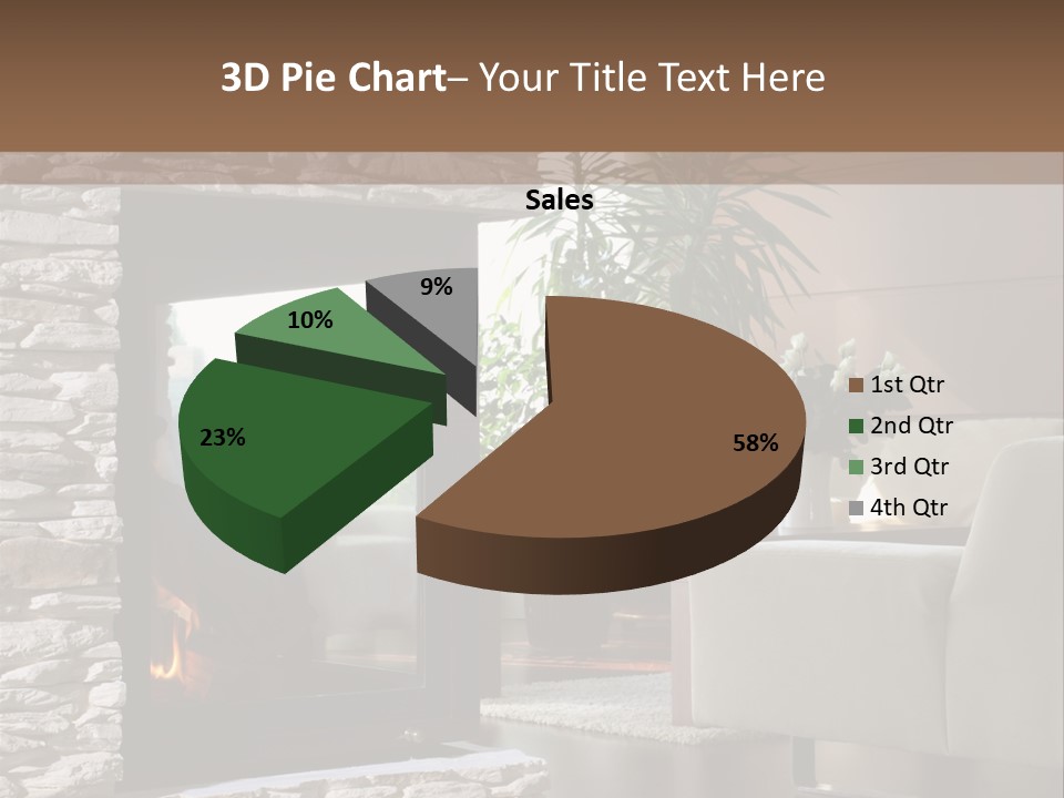 Climate White Equipment PowerPoint Template