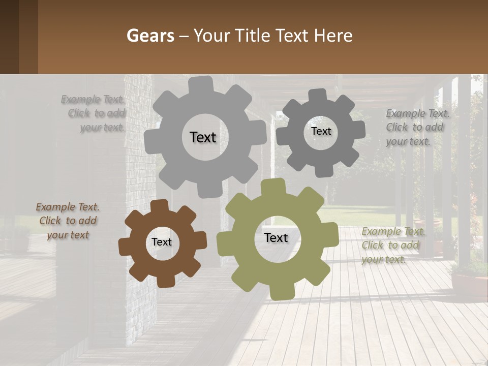 Technology Air System PowerPoint Template