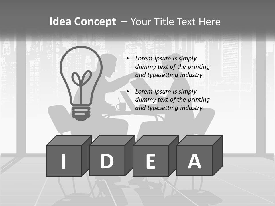 Technology Energy Industry PowerPoint Template