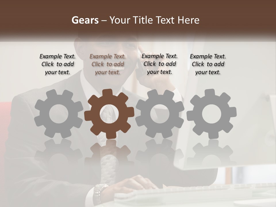 Technology Unit Part PowerPoint Template