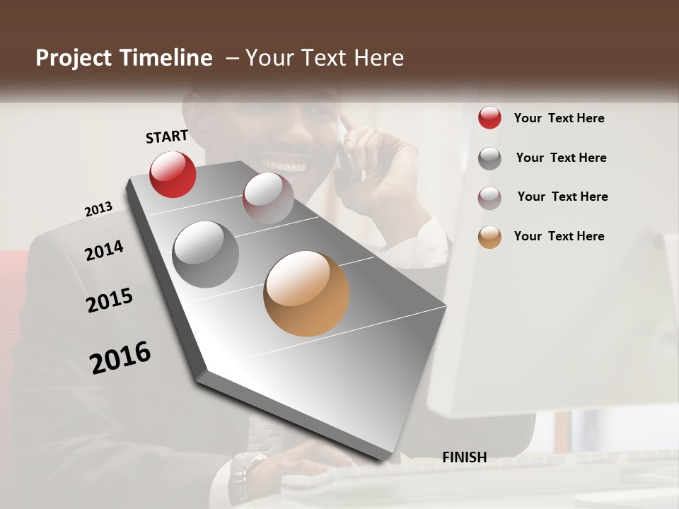 Technology Unit Part PowerPoint Template