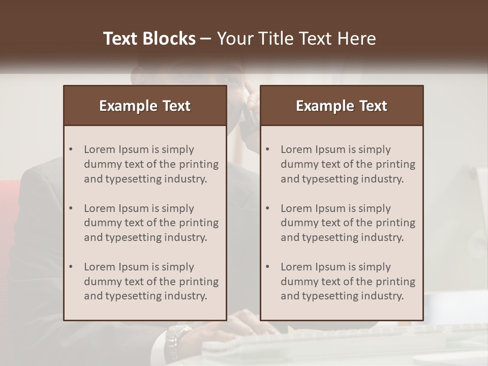 Technology Unit Part PowerPoint Template