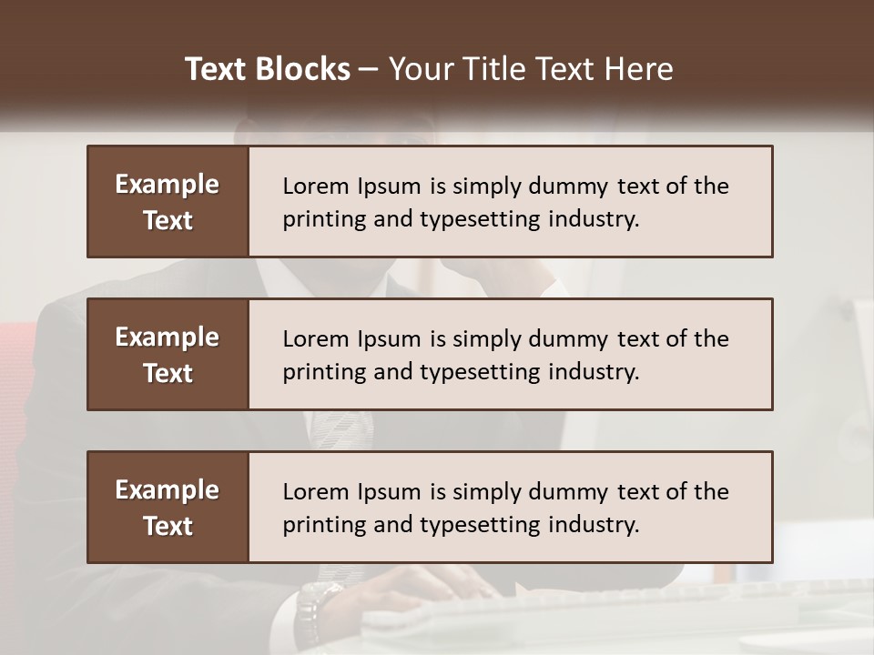 Technology Unit Part PowerPoint Template