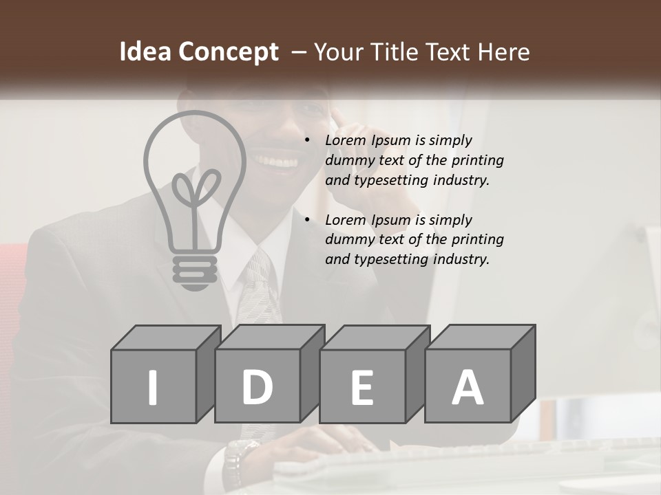 Technology Unit Part PowerPoint Template