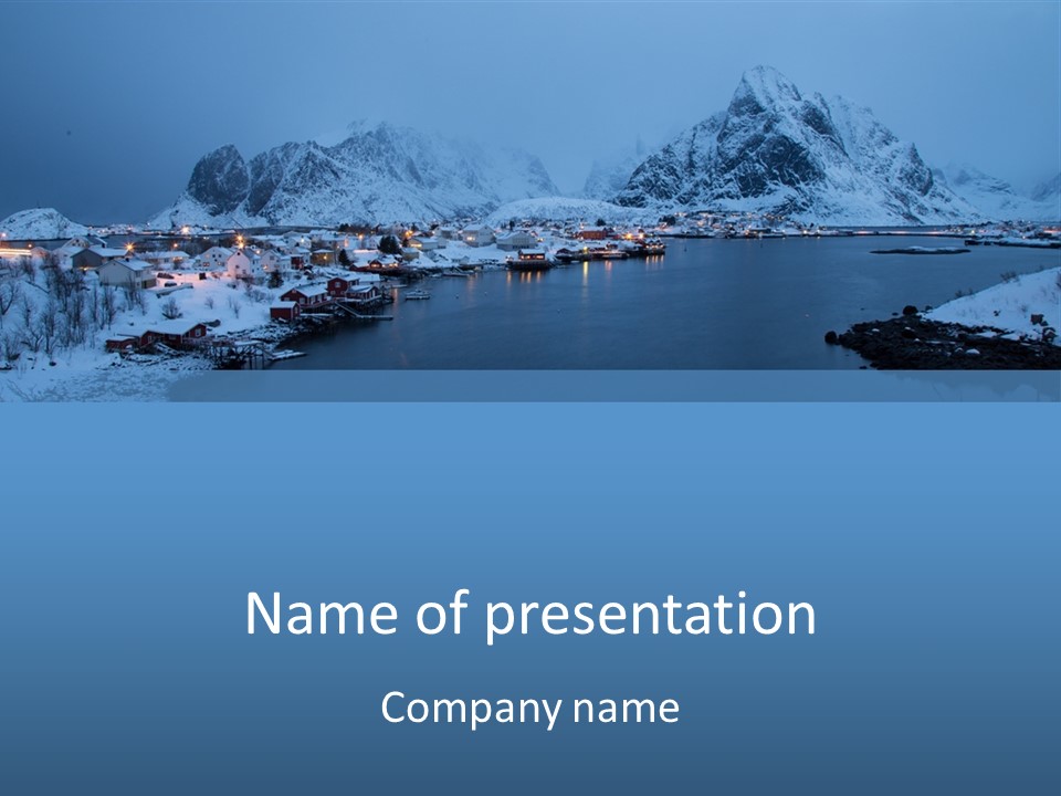 Industry Temperature House PowerPoint Template