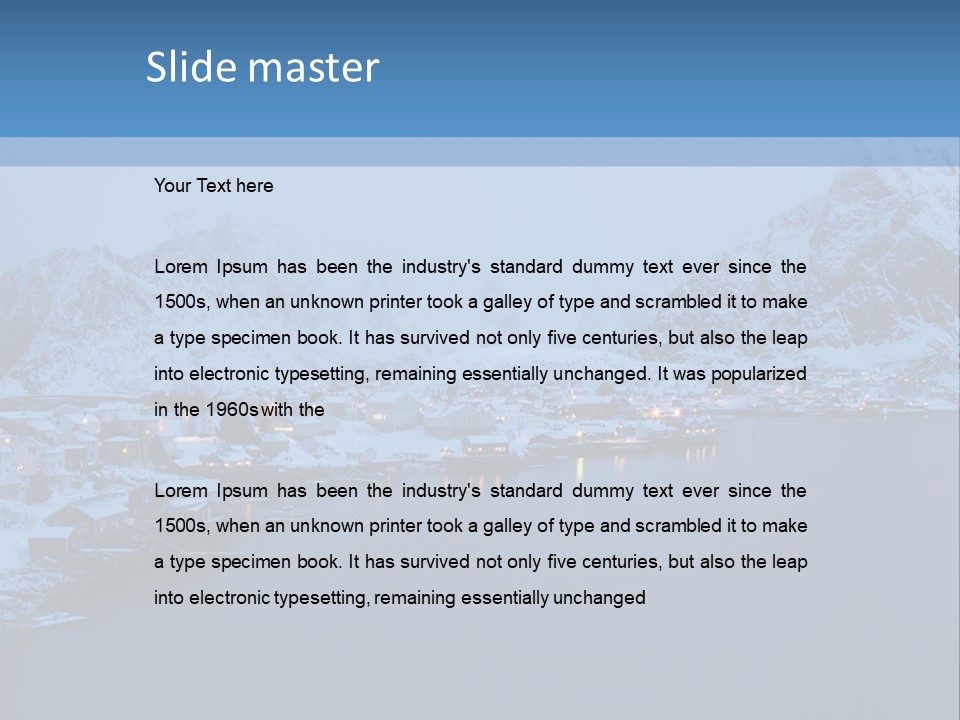 Industry Temperature House PowerPoint Template