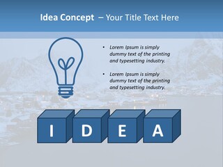 Industry Temperature House PowerPoint Template