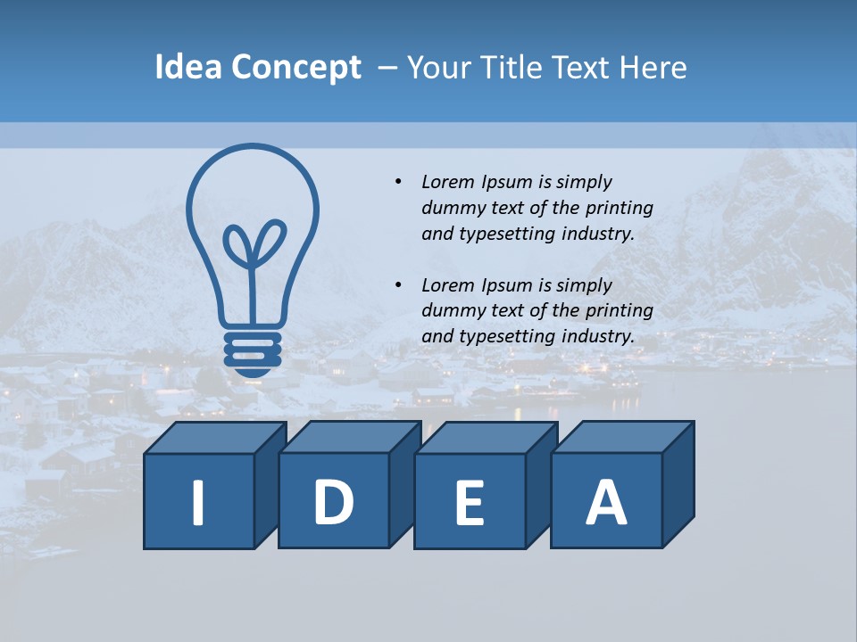 Industry Temperature House PowerPoint Template