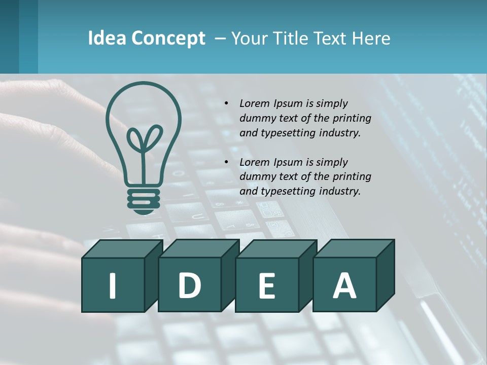 Energy Home Supply PowerPoint Template