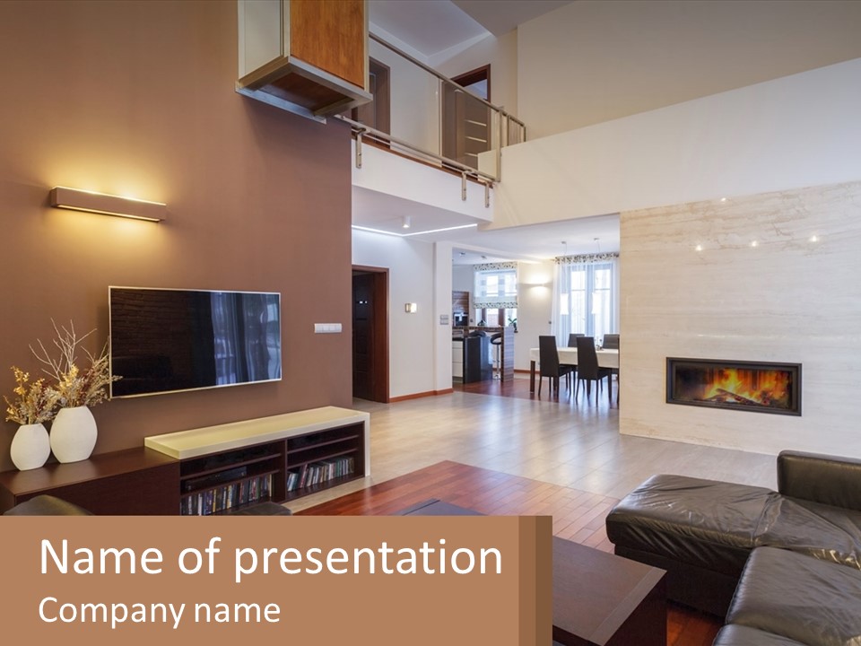 Condition Home Power PowerPoint Template