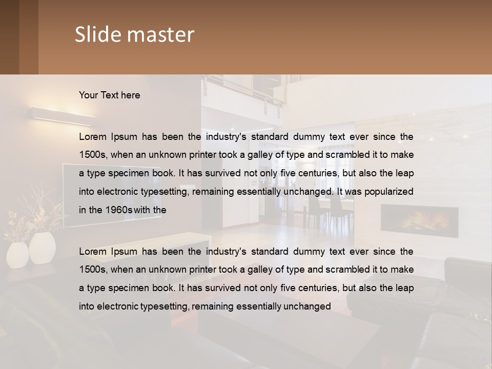 Condition Home Power PowerPoint Template
