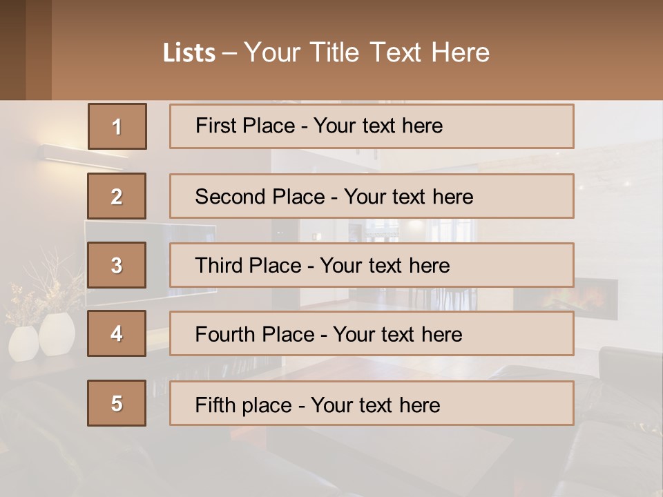Condition Home Power PowerPoint Template