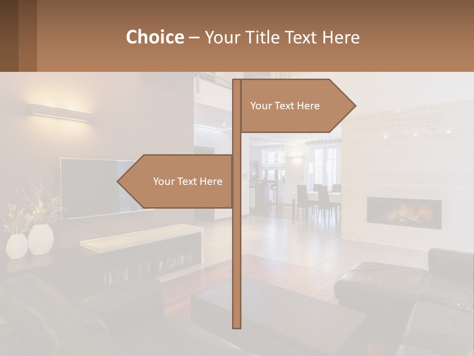 Condition Home Power PowerPoint Template