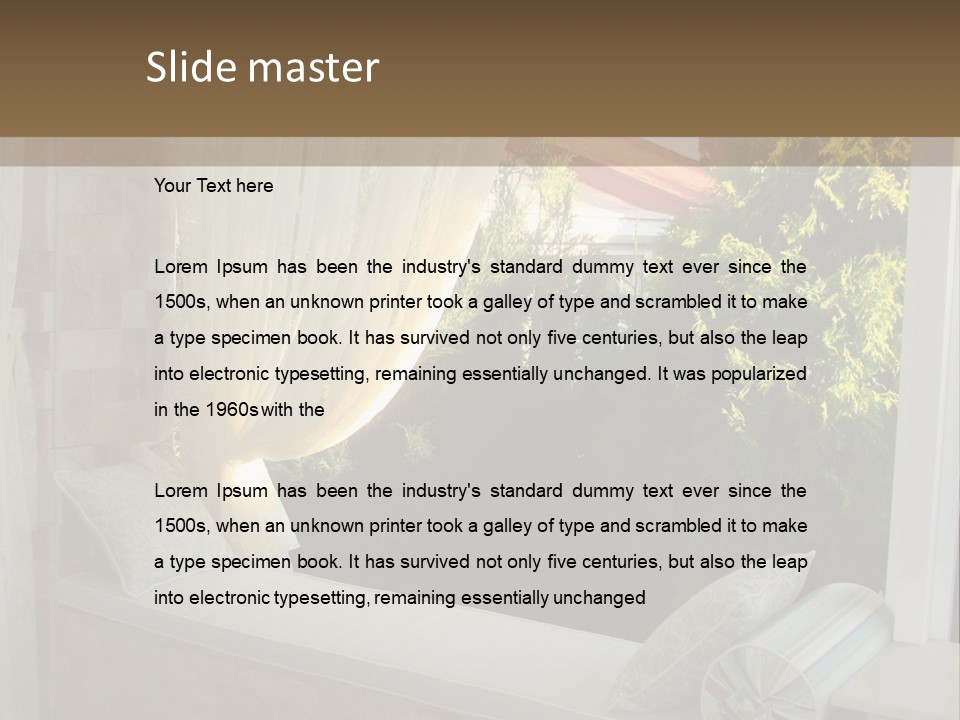 Home Switch Conditioner PowerPoint Template