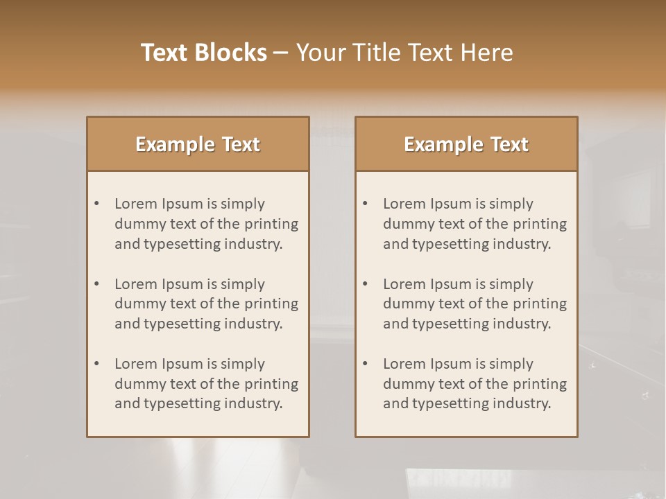 Equipment Home Technology PowerPoint Template