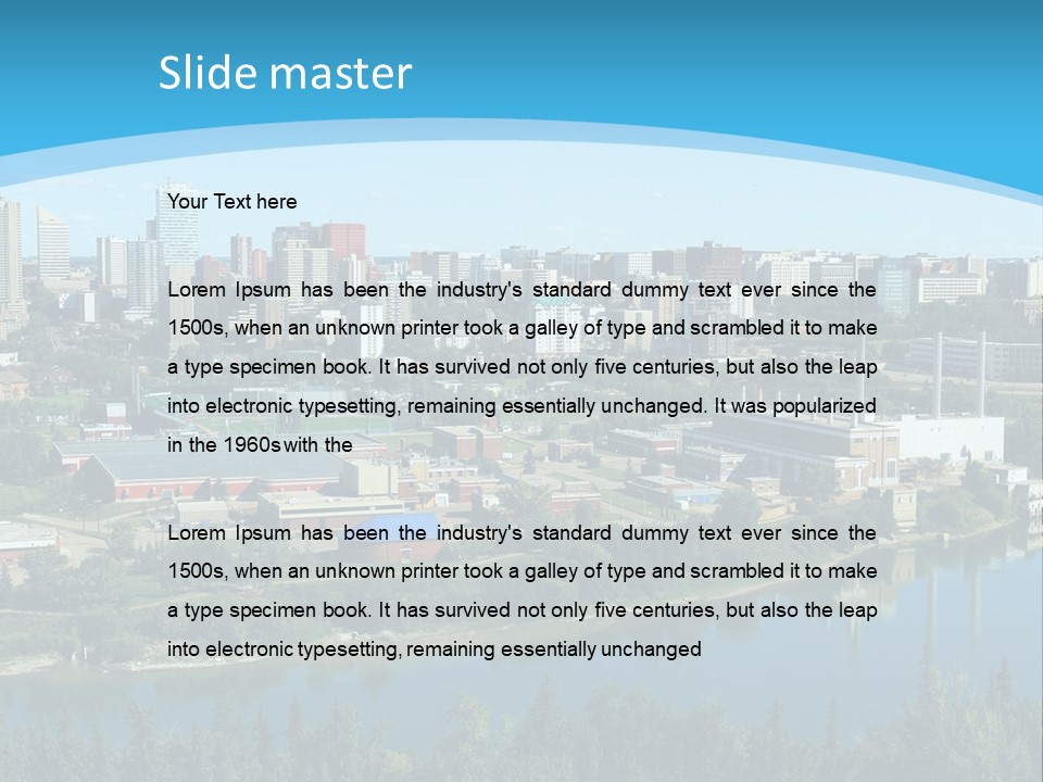 Air Temperature House PowerPoint Template