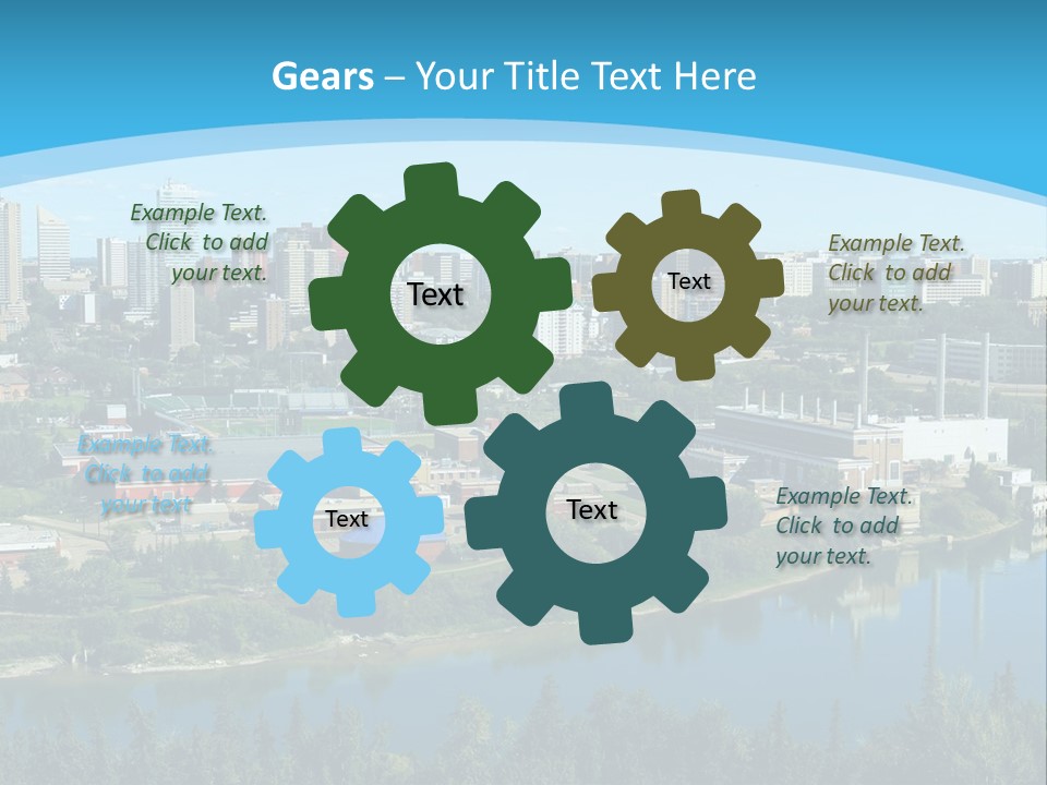 Air Temperature House PowerPoint Template