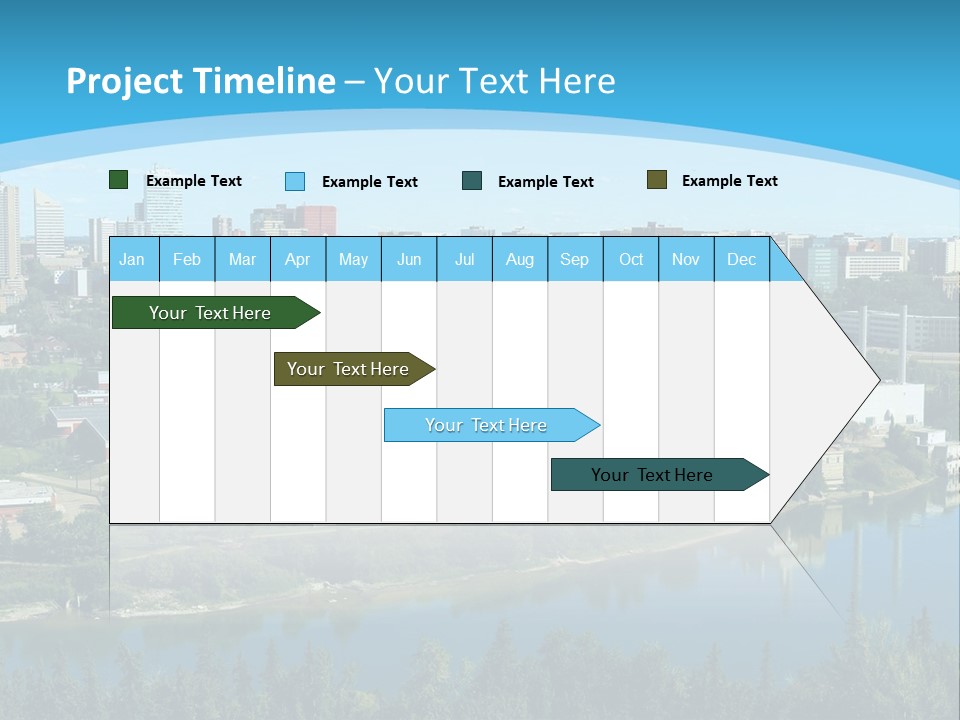 Air Temperature House PowerPoint Template