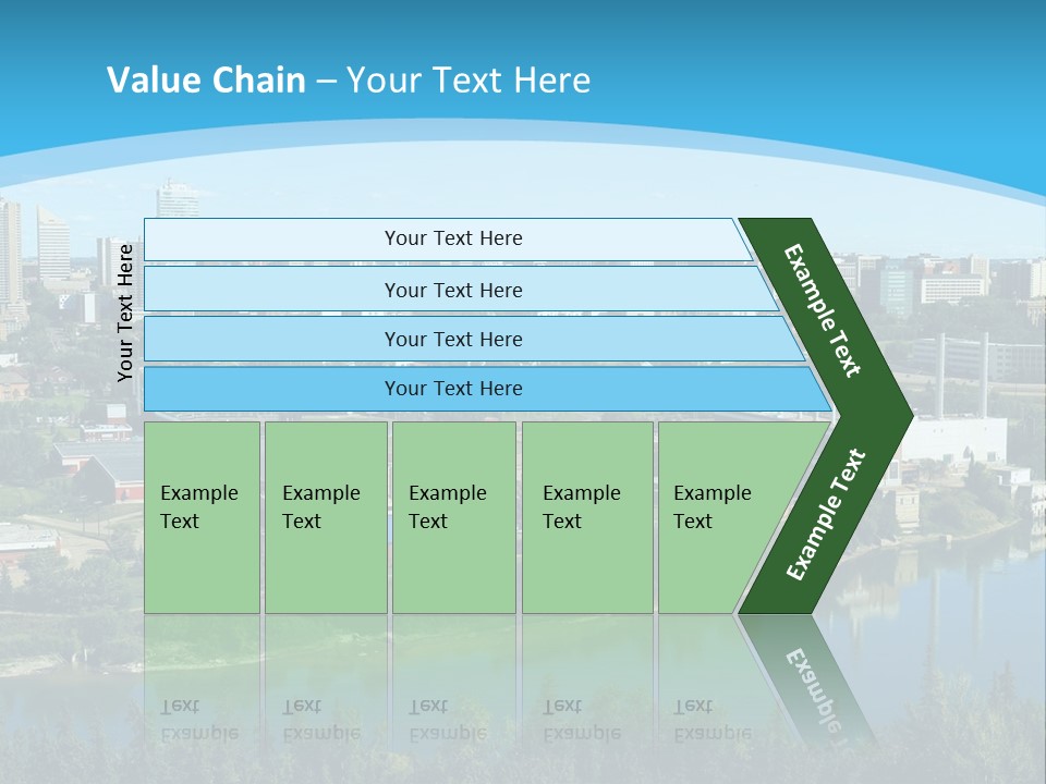 Air Temperature House PowerPoint Template