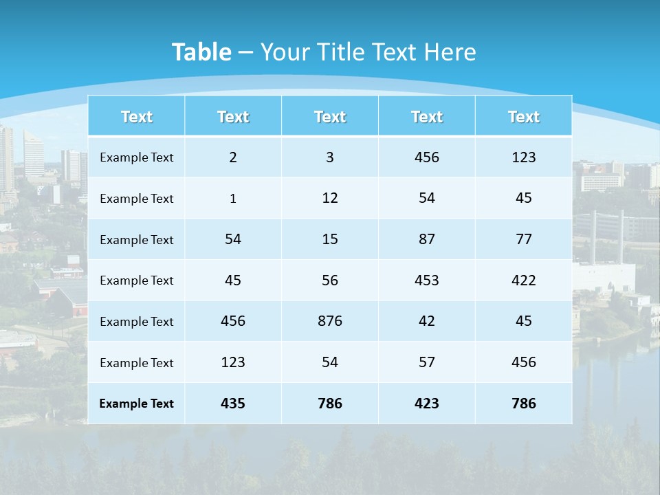 Air Temperature House PowerPoint Template