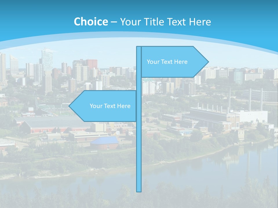 Air Temperature House PowerPoint Template