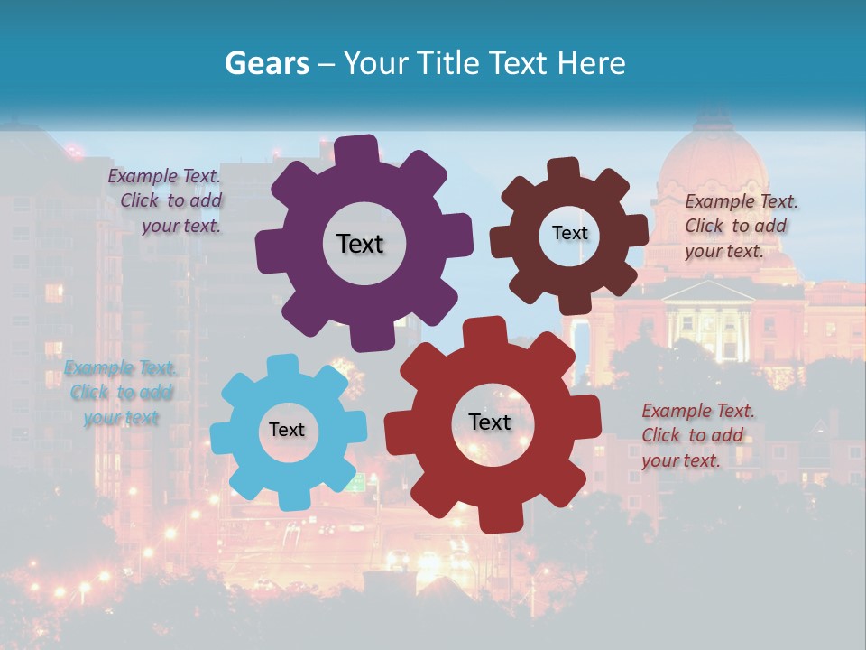 Industry Power Ventilation PowerPoint Template