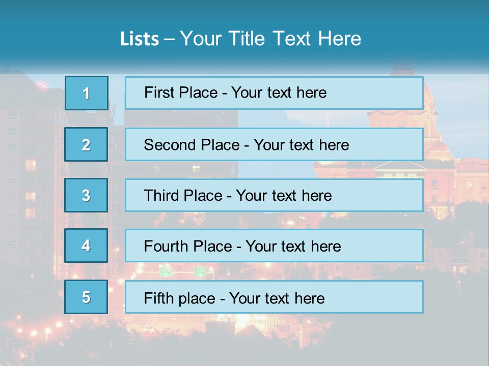 Industry Power Ventilation PowerPoint Template