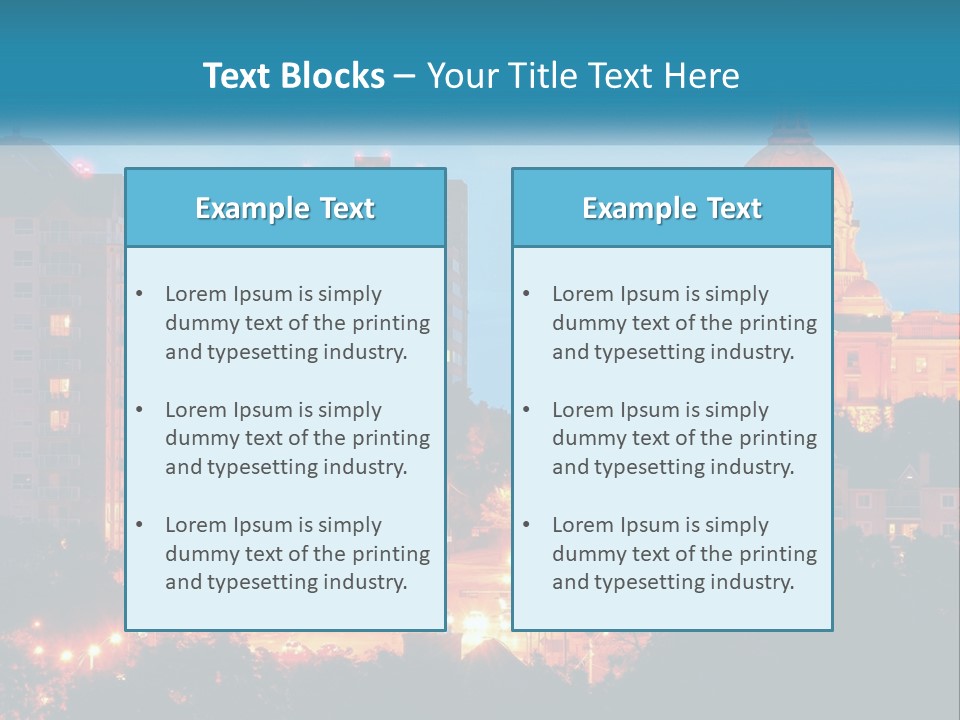 Industry Power Ventilation PowerPoint Template