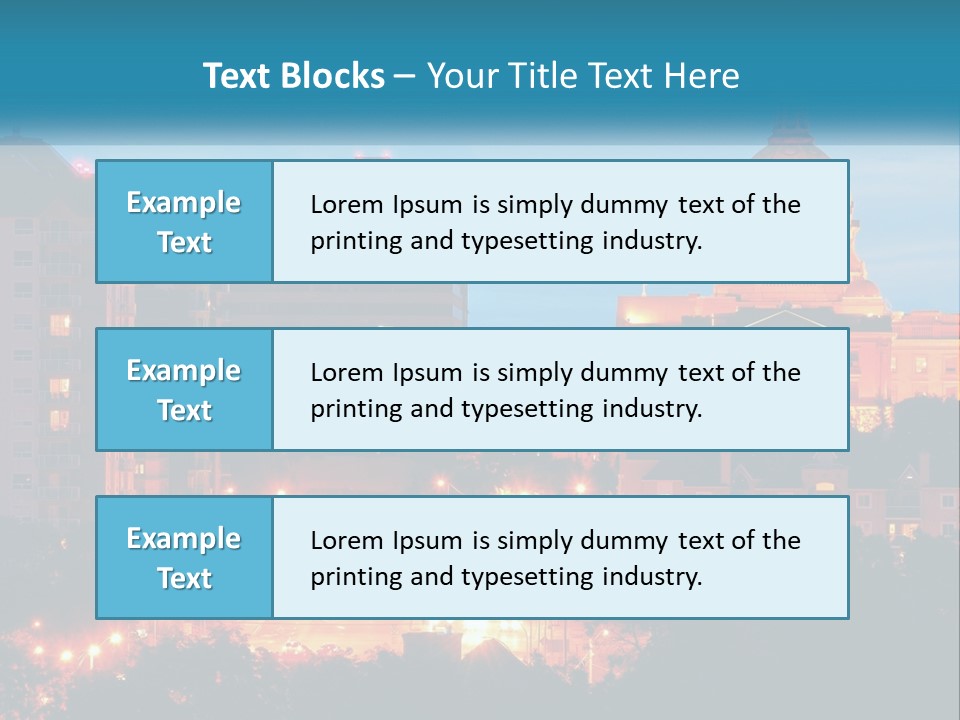 Industry Power Ventilation PowerPoint Template
