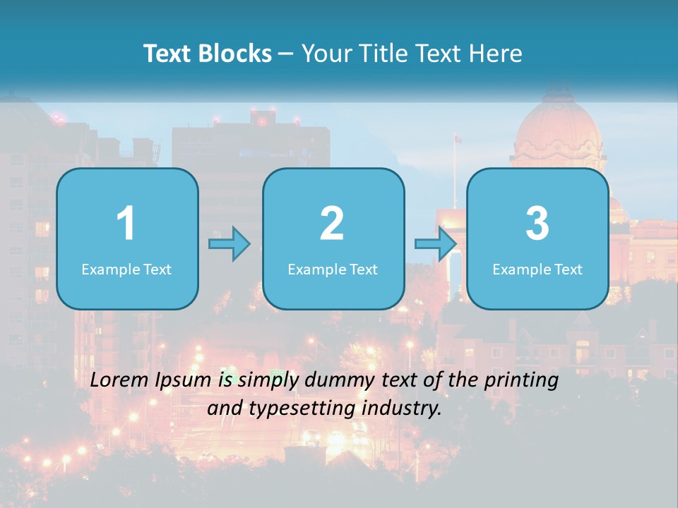 Industry Power Ventilation PowerPoint Template