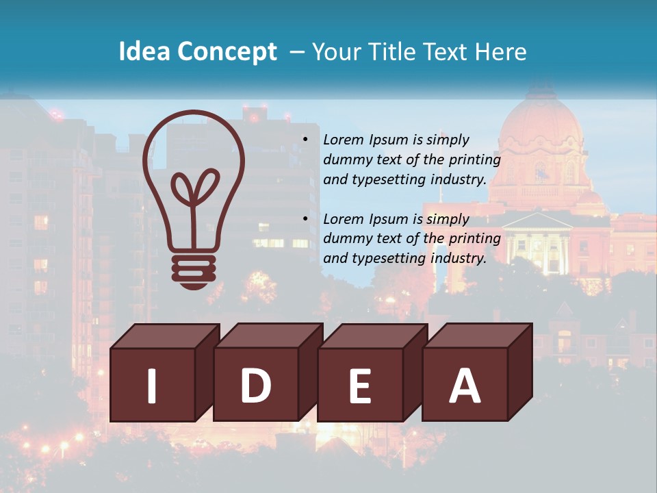 Industry Power Ventilation PowerPoint Template