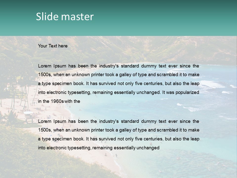 Conditioner Cold Energy PowerPoint Template