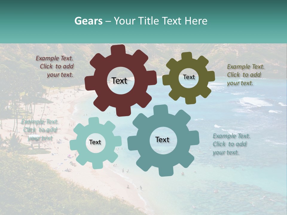 Conditioner Cold Energy PowerPoint Template