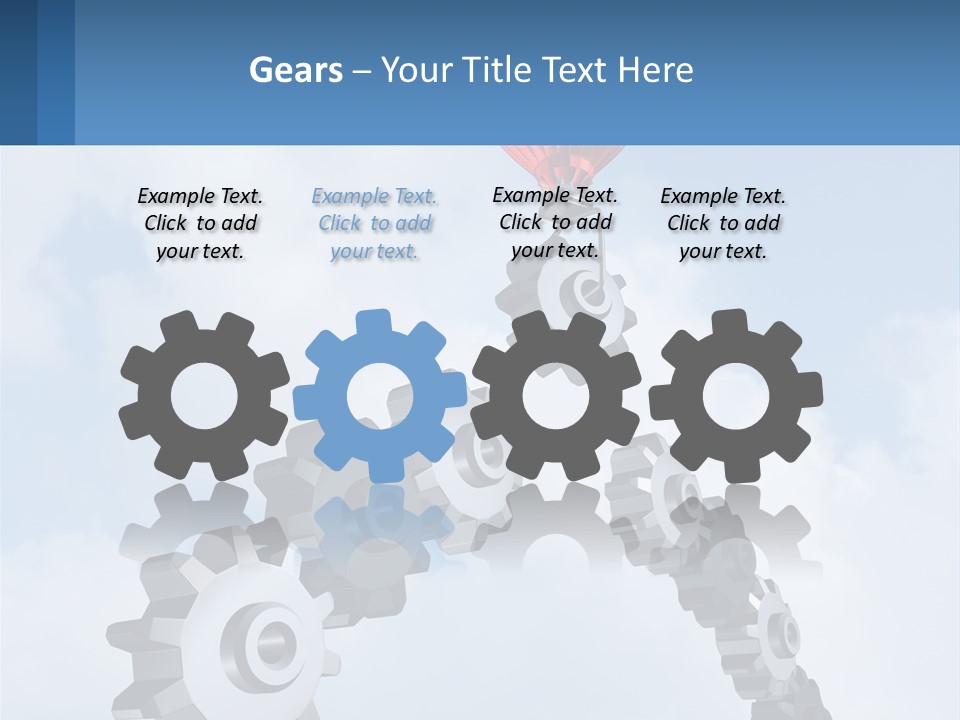 Cold Electricity Air PowerPoint Template