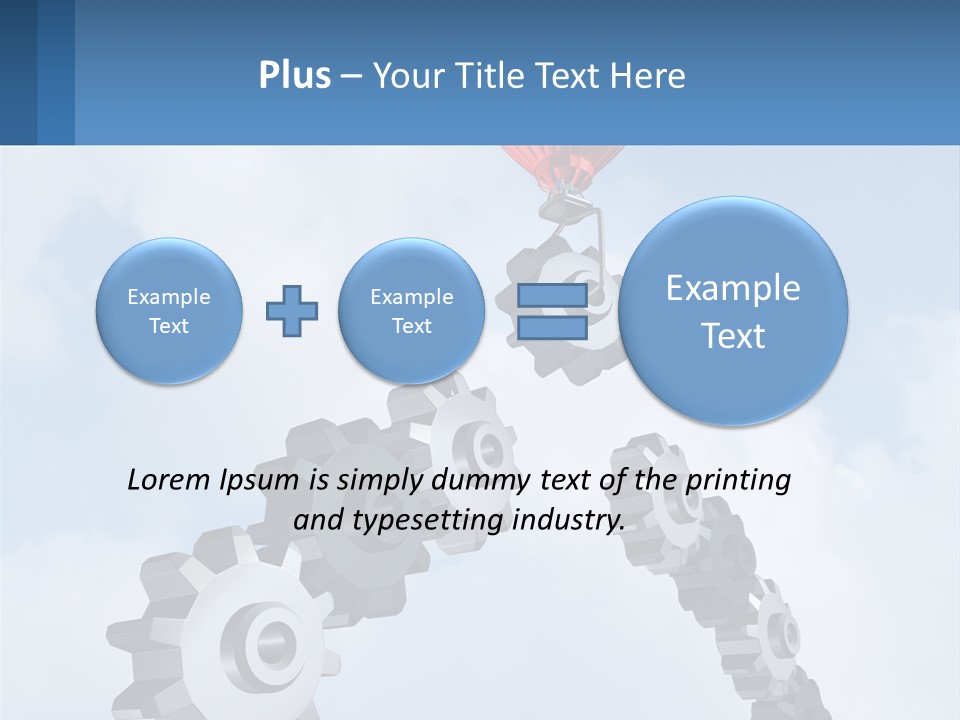 Cold Electricity Air PowerPoint Template