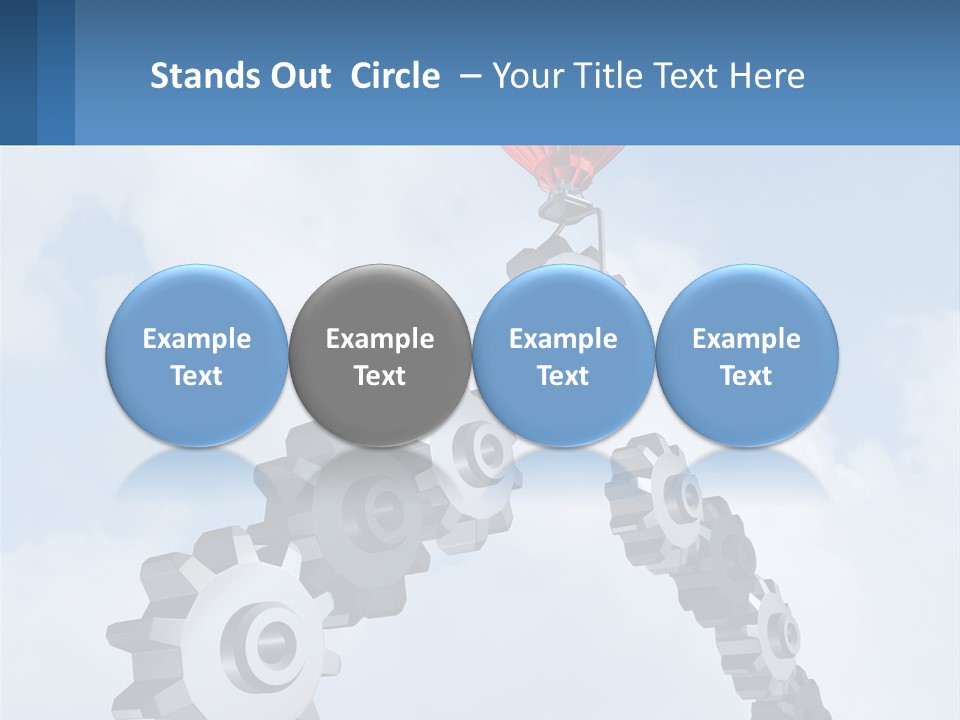 Cold Electricity Air PowerPoint Template