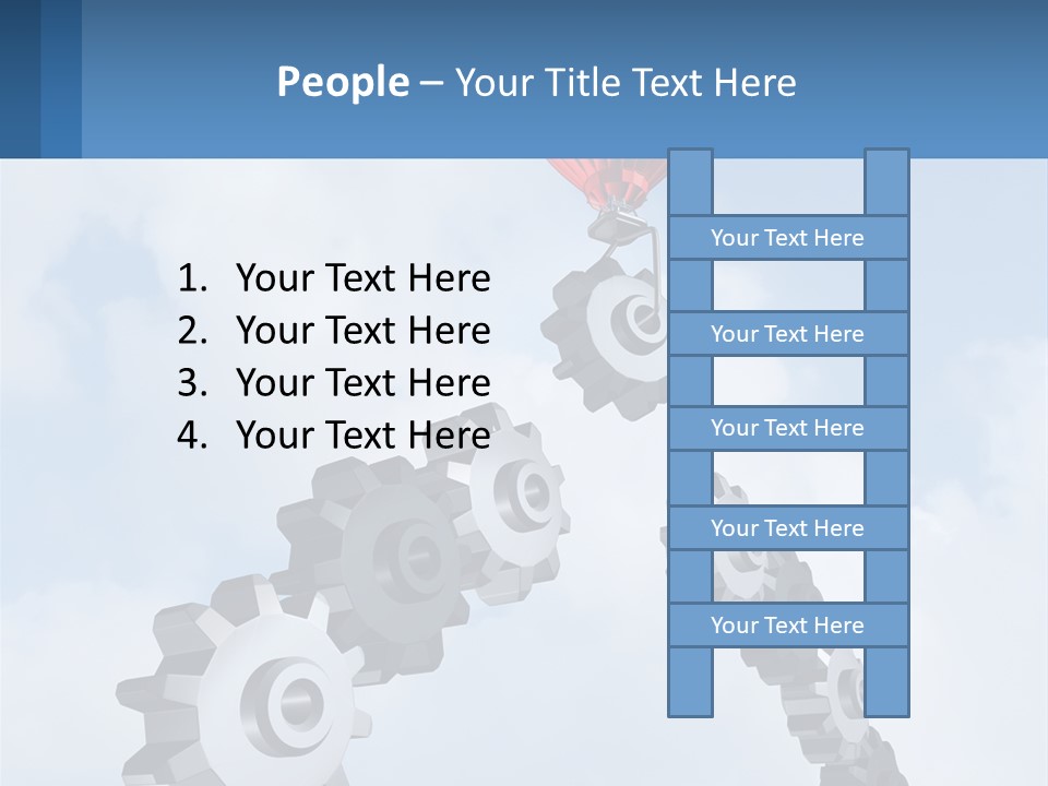 Cold Electricity Air PowerPoint Template