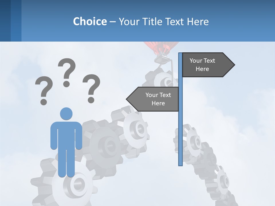 Cold Electricity Air PowerPoint Template